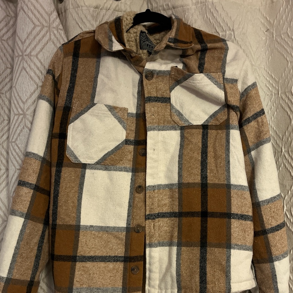 Sherpa lined flannel